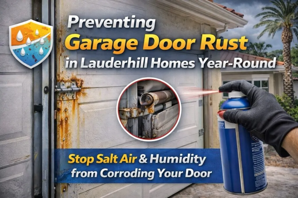 Why Garage Doors Rust Faster in Lauderhill and How to Prevent It