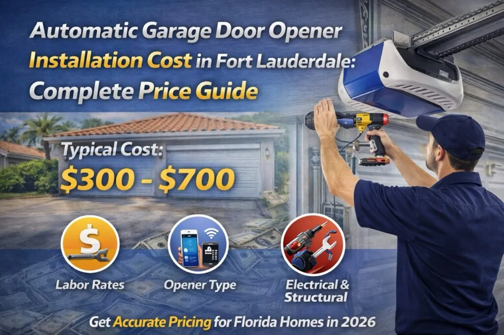 How Much Does It Cost to Install an Automatic Garage Door Opener?
