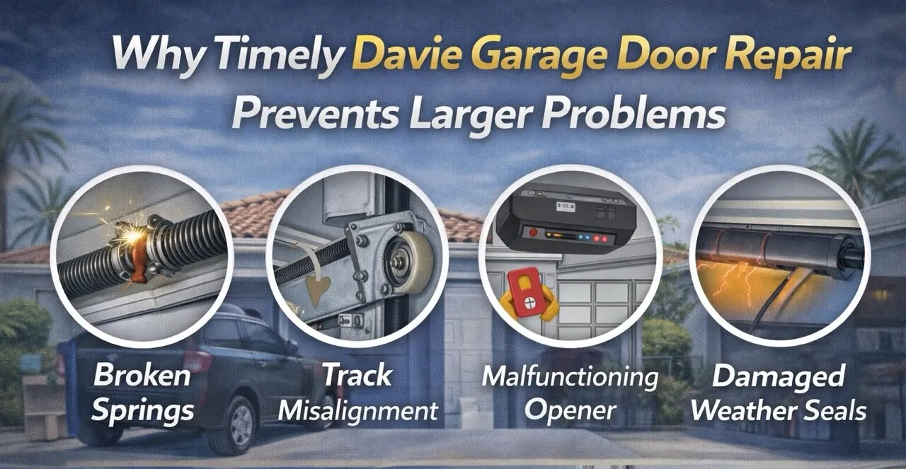 Reliable Davie Garage Door Repair Services for Homes and Businesses