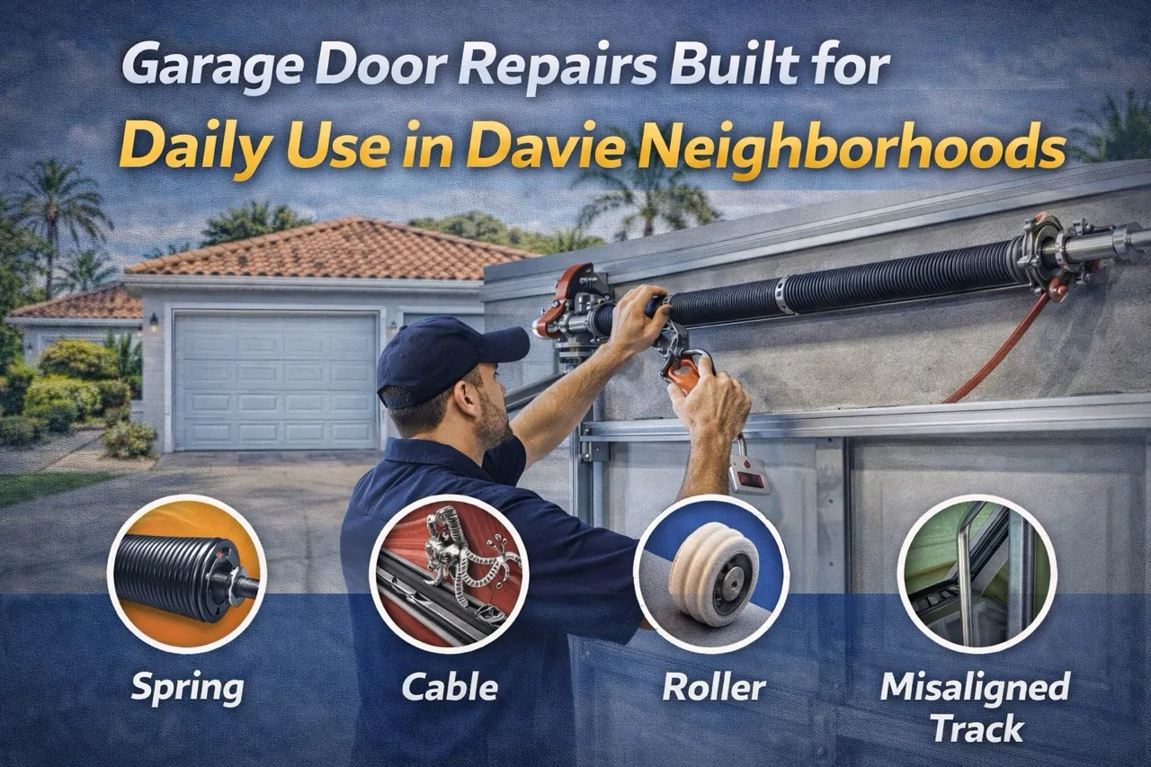 Dependable Residential and Commercial Solutions Through Davie Garage Door Services