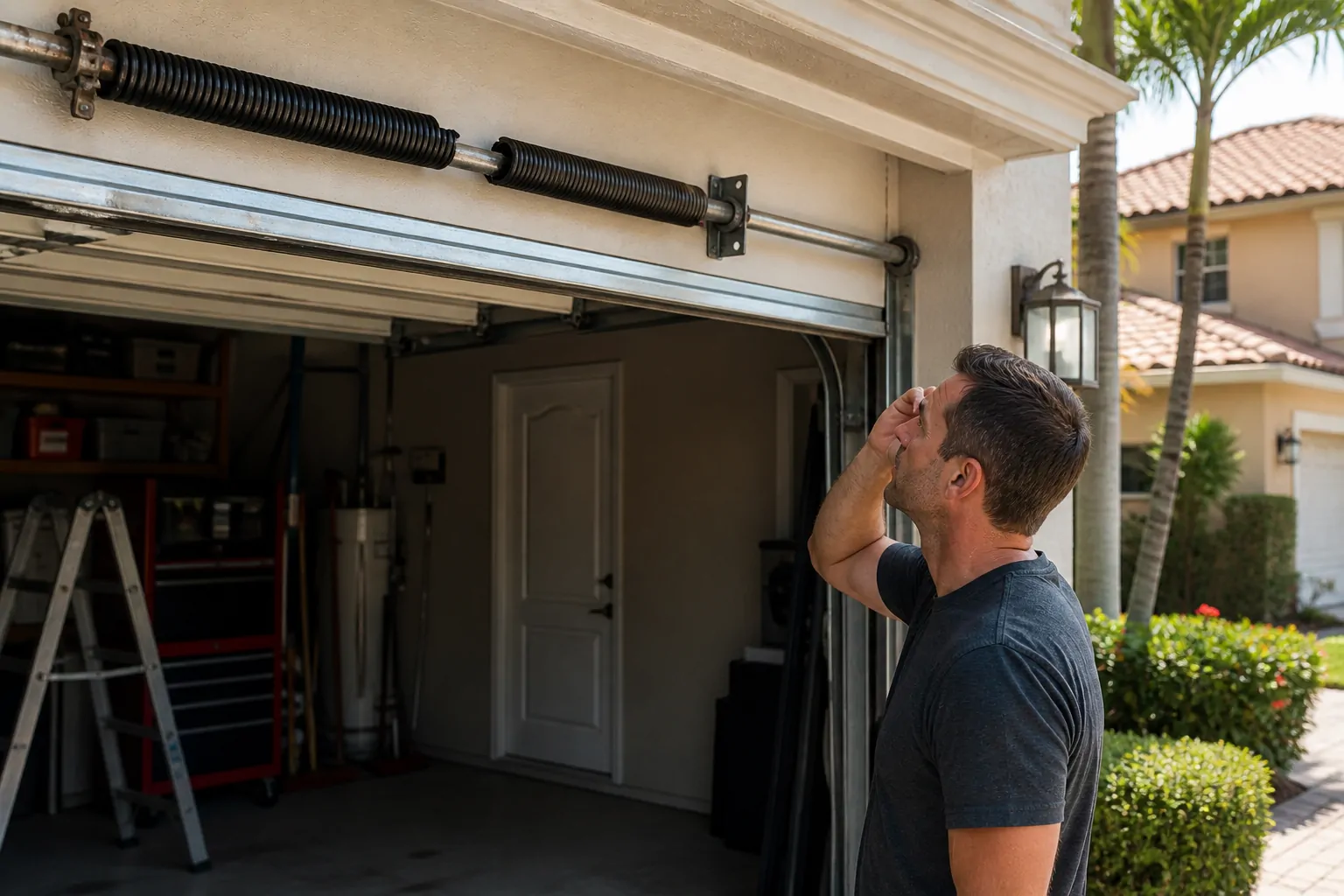 Stop a Garage Door Spring Break Before It Leaves You Stuck