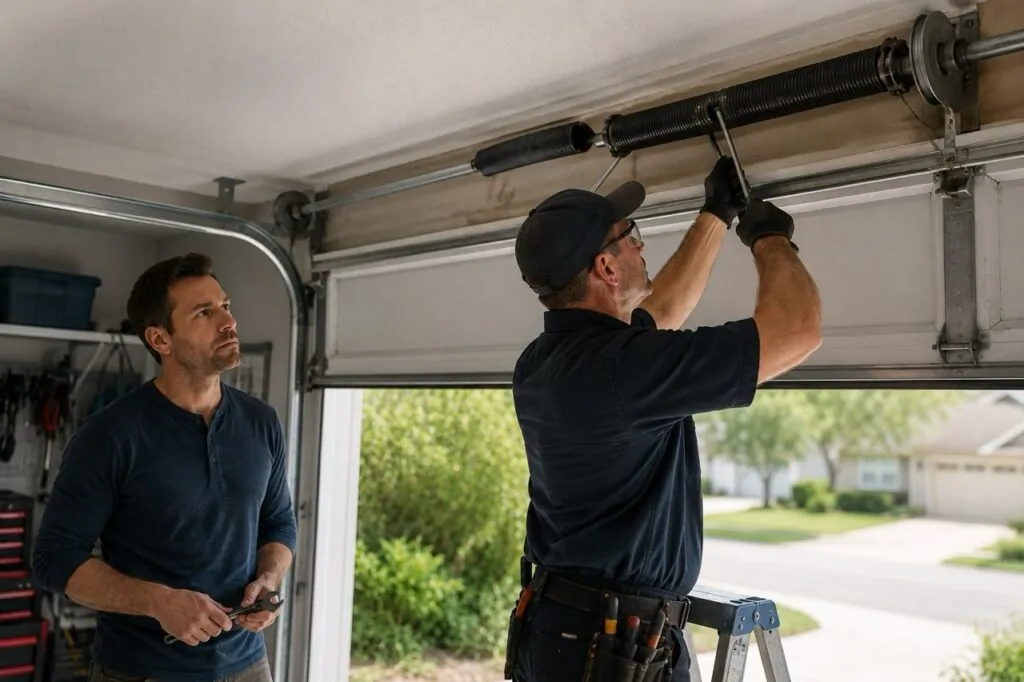 Garage Door Spring Replacement: DIY Risks vs Expert Safety