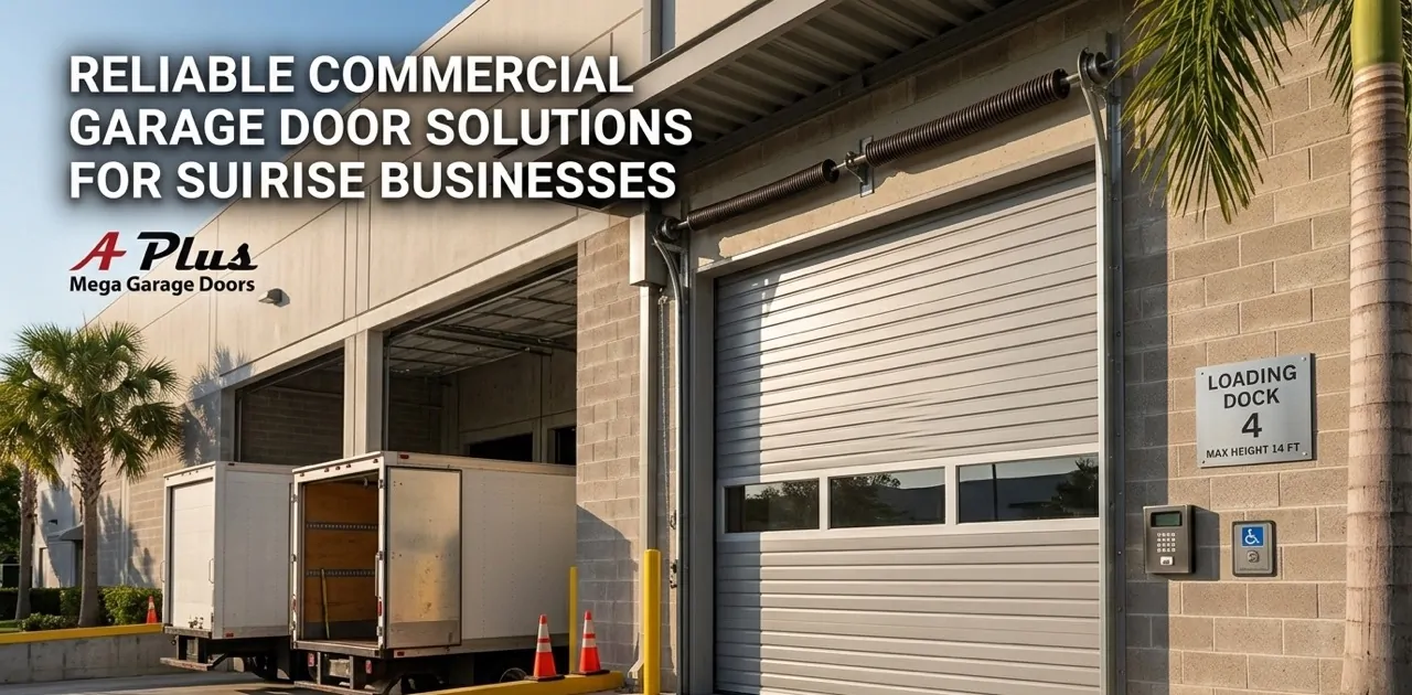 Sunrise Commercial Garage Door Repair and Installation Services